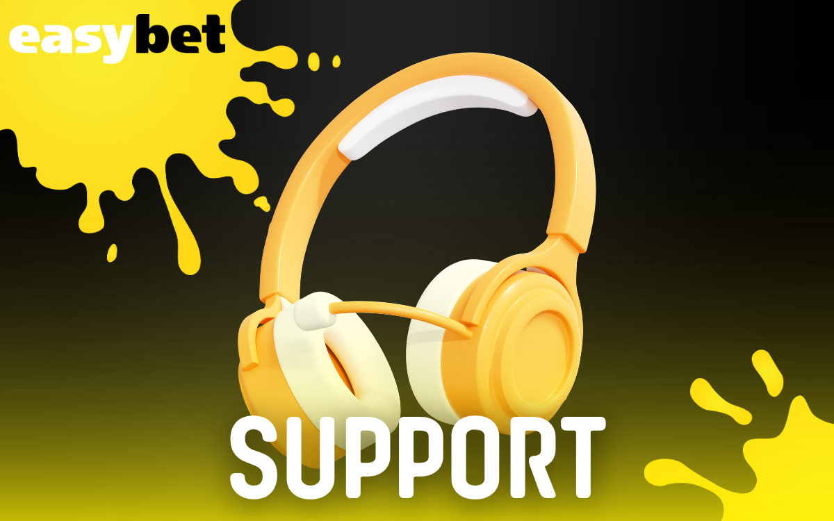 easybet Customer Support via App
