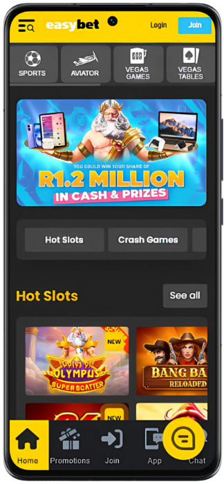 Easybet Screenshot website